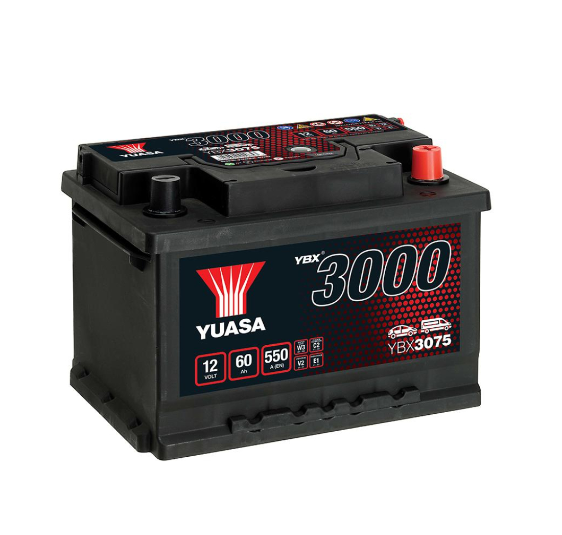 AKUMULATOR YUASA (3000 PREMIUM) 12V/60Ah D+