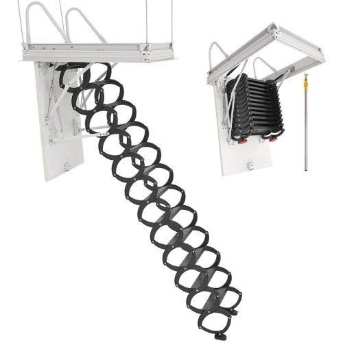 Čelične tavanske ljestve za strop, 98,0 × 69,0 × 44,0 cm, masa 70 kg Čelične tavanske ljestve za strop, 98,0 × 69,0 × 44,0 cm, masa 70 kg