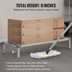 Aluminijski regal za police, 122 × 51 × 20 cm