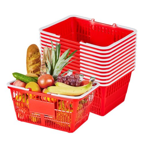 Košarice za trgovinu, 12 dijelova, 21 L, nosivost 9 kg, masa 7,2 kg Košarice za trgovinu, 12 dijelova, 21 L, nosivost 9 kg, masa 7,2 kg