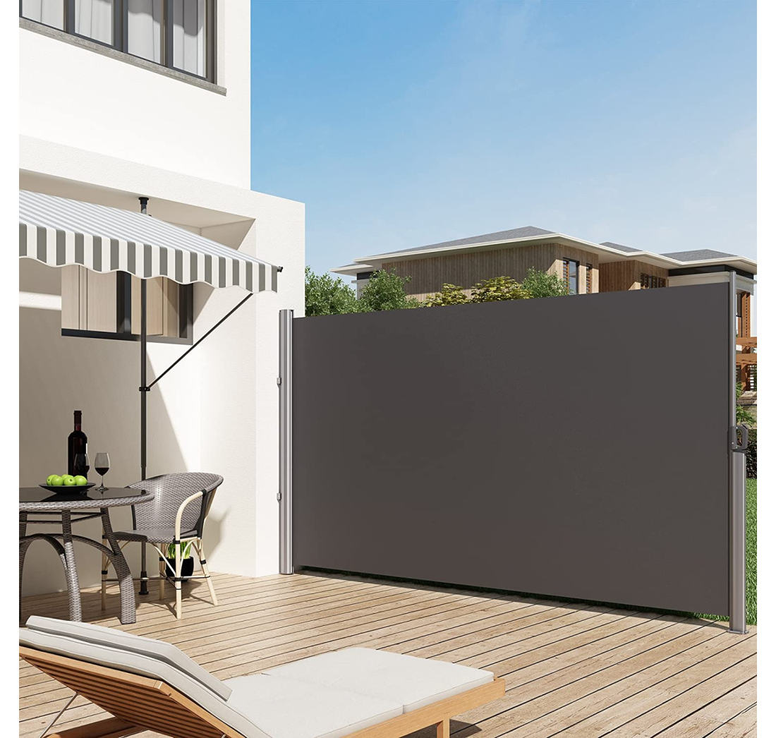 SJENILO  NA RAZVLAČENJE  MONTAŽA NA ZID 160x300cm SIVO