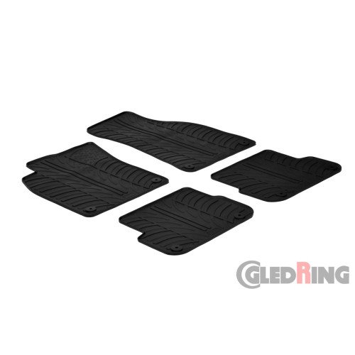 Gumeni auto tepih za Audi A6 Sedan 2006-2010 Gumeni auto tepih za Audi A6 Sedan 2006-2010